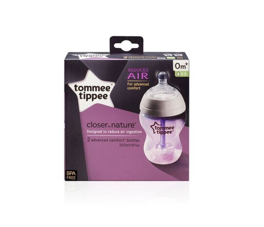 Tommee Tippee Closer To Nature 2x 260ml image number 2